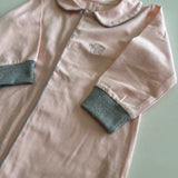 Babygrow Rosa Claro com Cinza