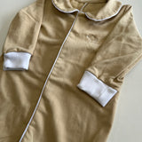 Babygrow Creme com Branco