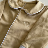 Babygrow Creme com Branco
