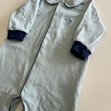Babygrow Azul Claro com Azul Escuro