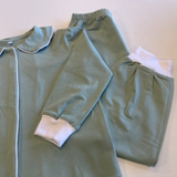 Pijama Verde Claro com Branco